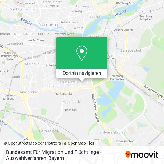 Bundesamt Für Migration Und Flüchtlinge - Auswahlverfahren Karte