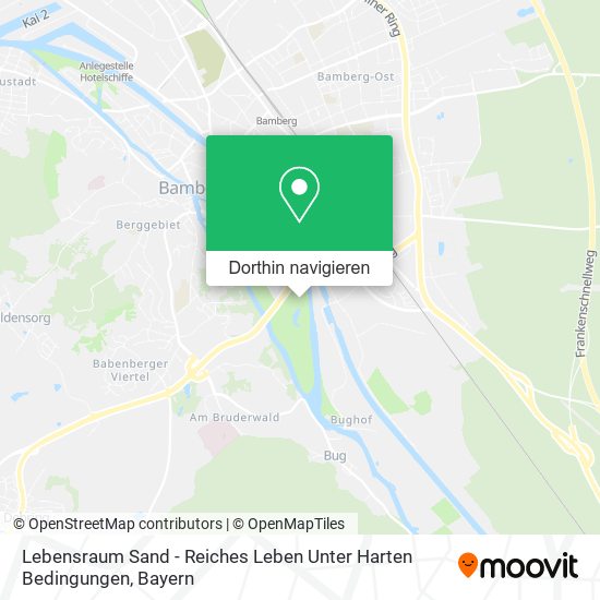 Lebensraum Sand - Reiches Leben Unter Harten Bedingungen Karte