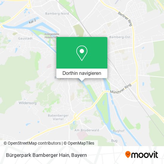 Bürgerpark Bamberger Hain Karte