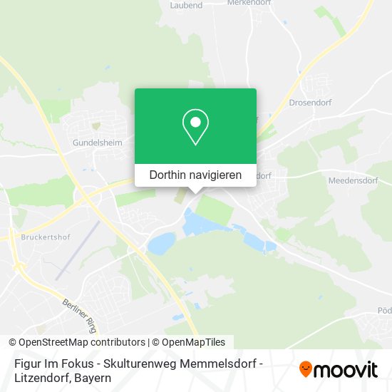 Figur Im Fokus - Skulturenweg Memmelsdorf - Litzendorf Karte