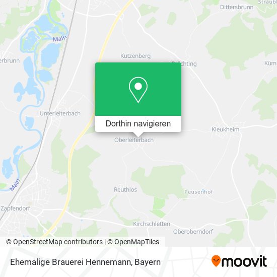 Ehemalige Brauerei Hennemann Karte