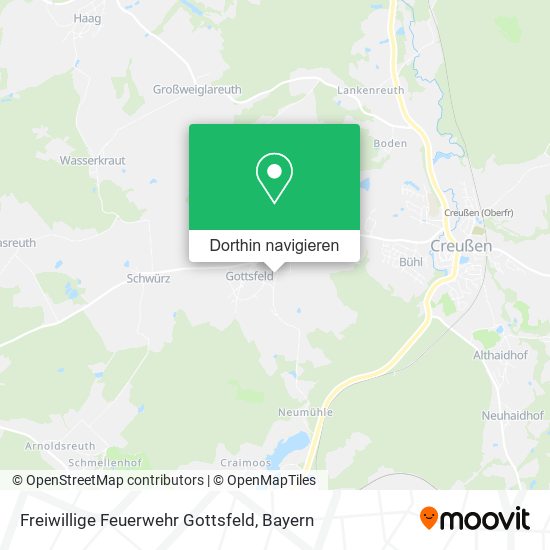 Freiwillige Feuerwehr Gottsfeld Karte