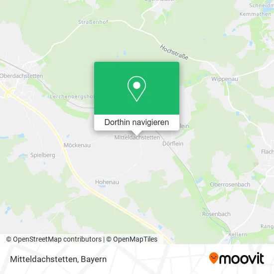 Mitteldachstetten Karte