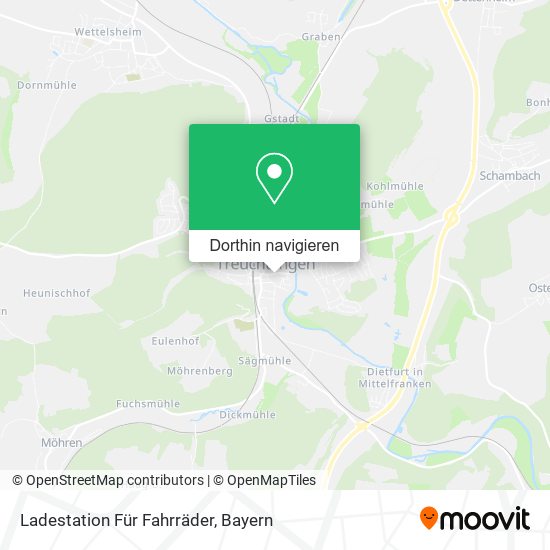Ladestation Für Fahrräder Karte