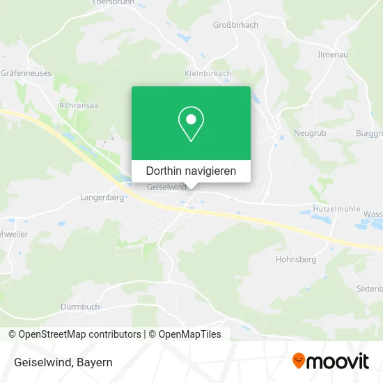 Geiselwind Karte