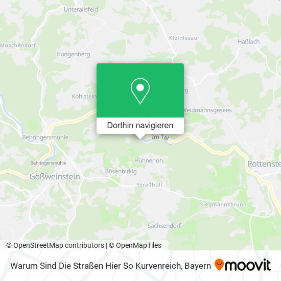 Warum Sind Die Straßen Hier So Kurvenreich Karte