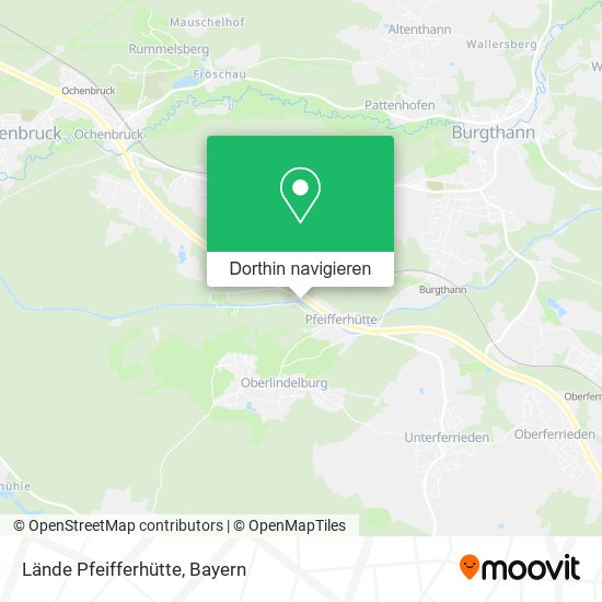 Lände Pfeifferhütte Karte