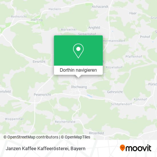 Janzen Kaffee Kaffeerösterei Karte