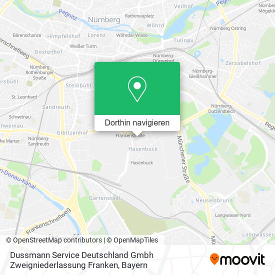 Dussmann Service Deutschland Gmbh Zweigniederlassung Franken Karte