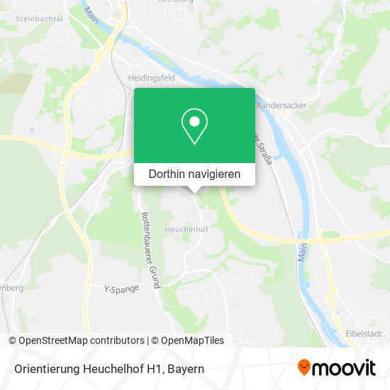 Orientierung Heuchelhof H1 Karte