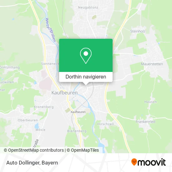 Auto Dollinger Karte