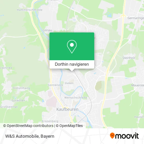 W&S Automobile Karte