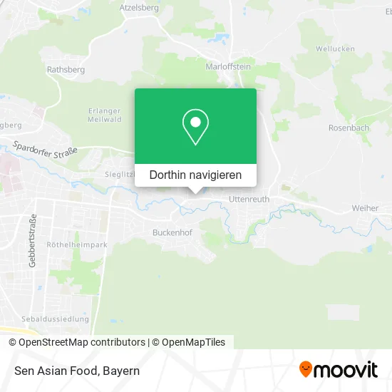 Sen Asian Food Karte