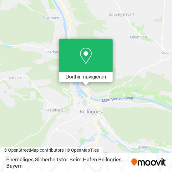 Ehemaliges Sicherheitstor Beim Hafen Beilngries Karte