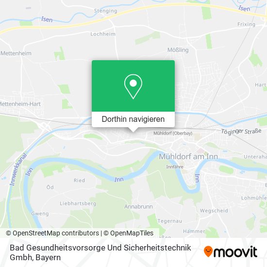 Bad Gesundheitsvorsorge Und Sicherheitstechnik Gmbh Karte