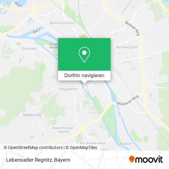 Lebensader Regnitz Karte