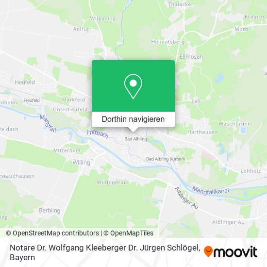 Notare Dr. Wolfgang Kleeberger Dr. Jürgen Schlögel Karte