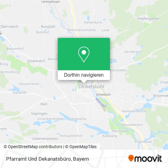 Pfarramt Und Dekanatsbüro Karte