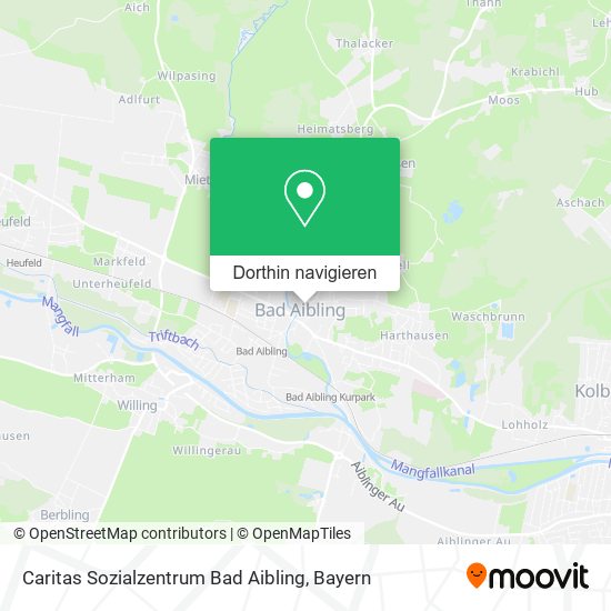 Caritas Sozialzentrum Bad Aibling Karte