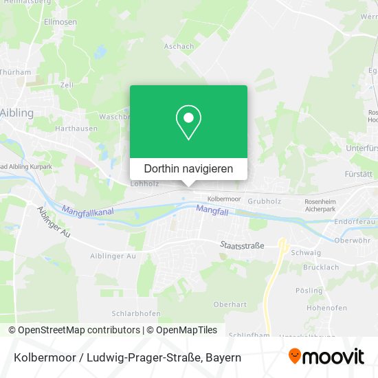 Kolbermoor / Ludwig-Prager-Straße Karte
