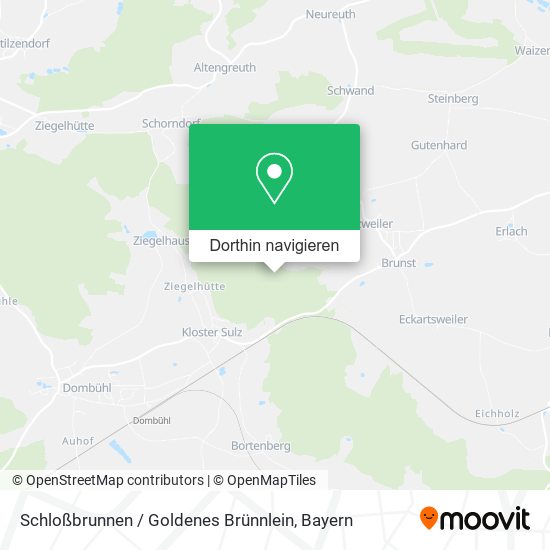 Schloßbrunnen / Goldenes Brünnlein Karte