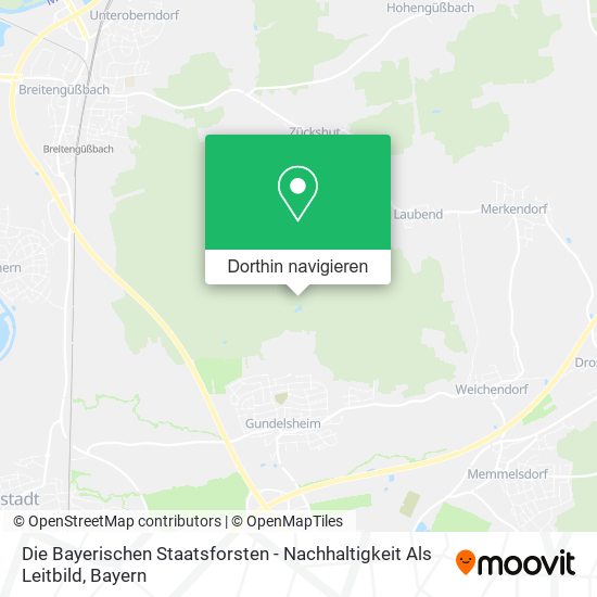 Die Bayerischen Staatsforsten - Nachhaltigkeit Als Leitbild Karte