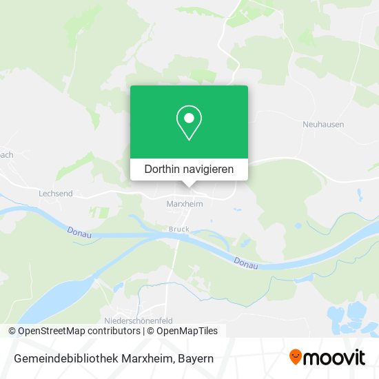 Gemeindebibliothek Marxheim Karte