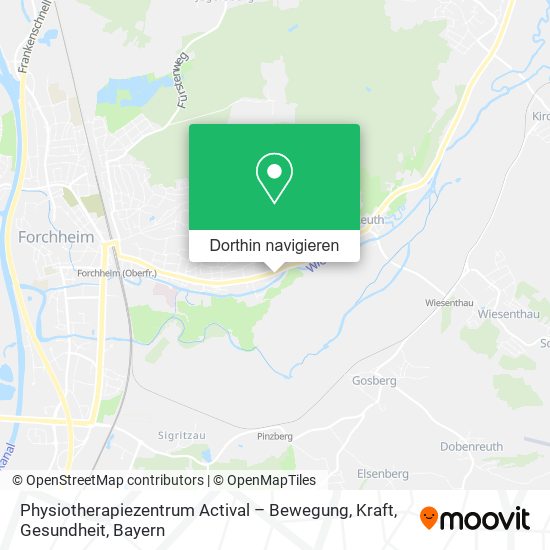 Physiotherapiezentrum Actival – Bewegung, Kraft, Gesundheit Karte