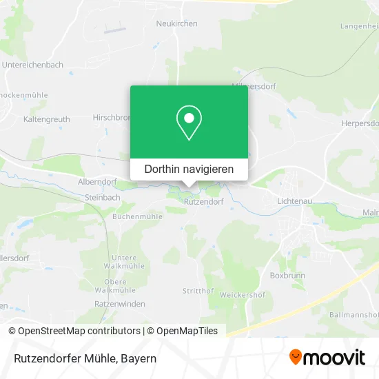 Rutzendorfer Mühle Karte
