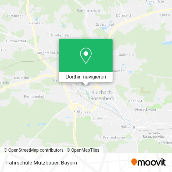 Fahrschule Mutzbauer Karte