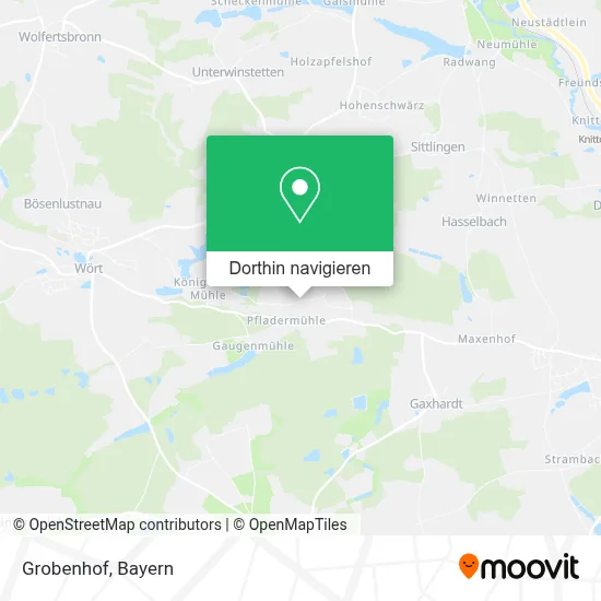 Grobenhof Karte
