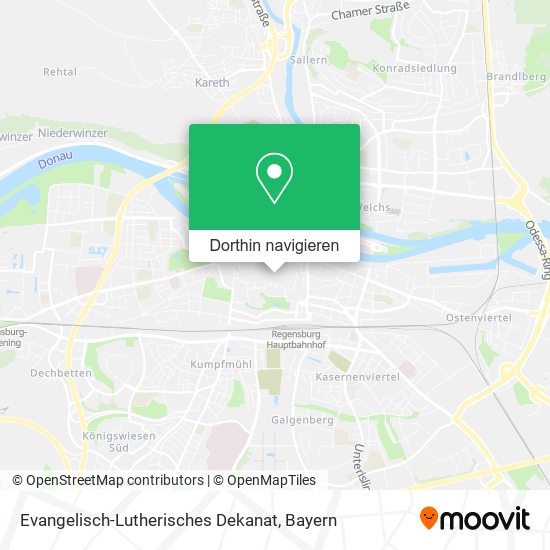 Evangelisch-Lutherisches Dekanat Karte