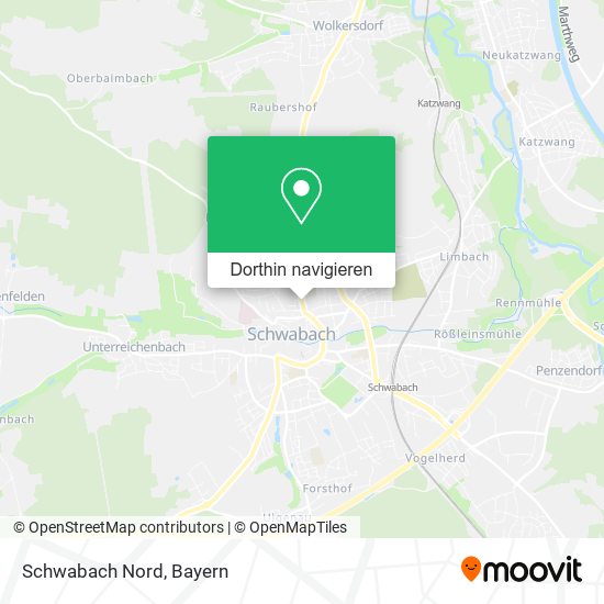 Schwabach Nord Karte