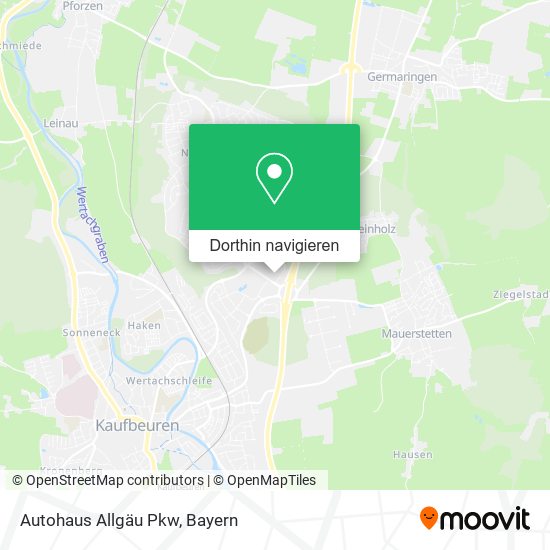 Autohaus Allgäu Pkw Karte