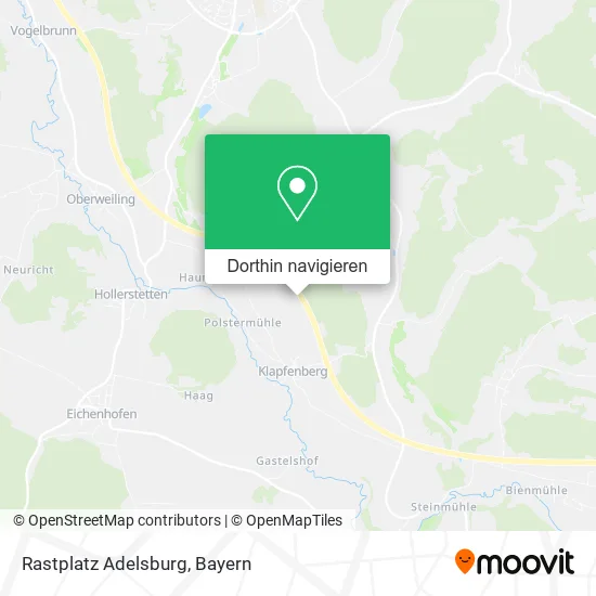 Rastplatz Adelsburg Karte