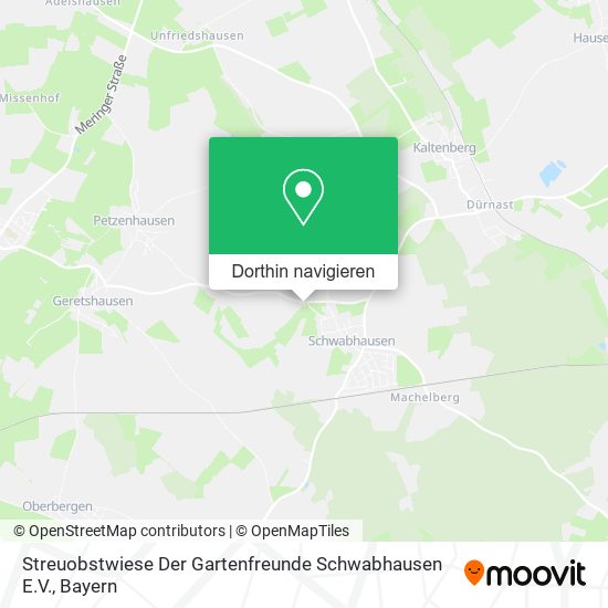 Streuobstwiese Der Gartenfreunde Schwabhausen E.V. Karte