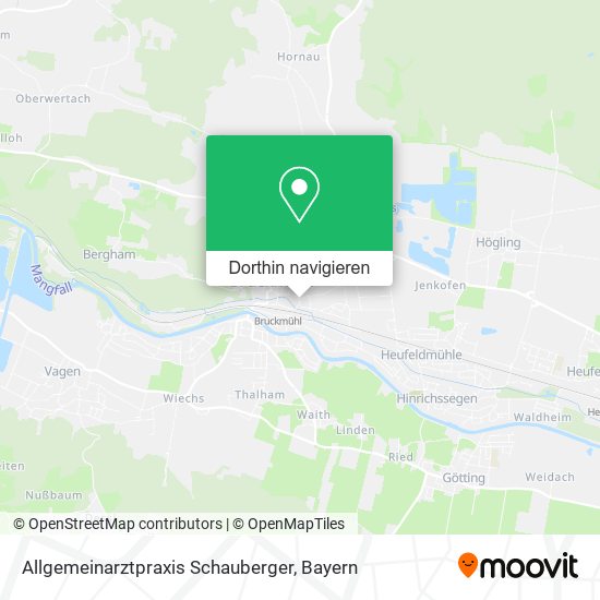 Allgemeinarztpraxis Schauberger Karte