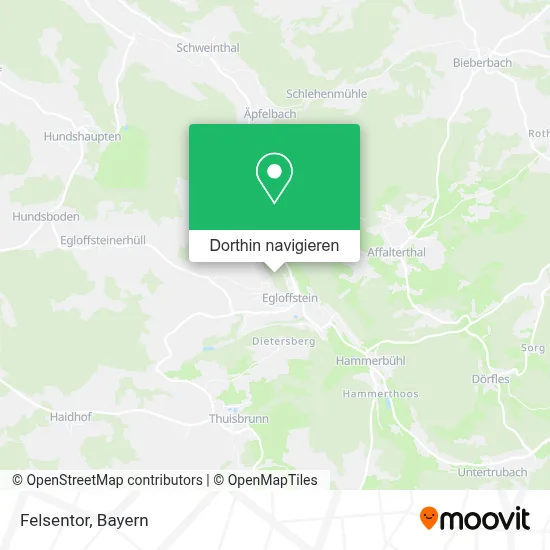 Felsentor Karte
