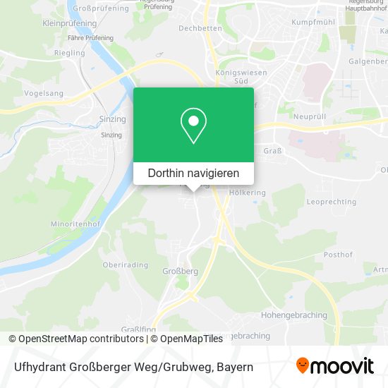 Ufhydrant Großberger Weg / Grubweg Karte
