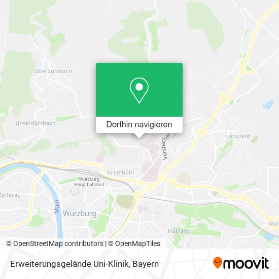 Erweiterungsgelände Uni-Klinik Karte
