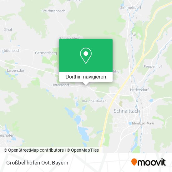 Großbellhofen Ost Karte