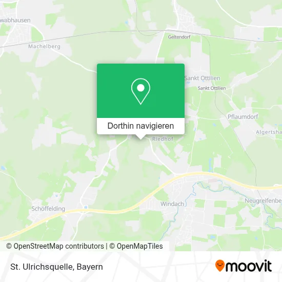 St. Ulrichsquelle Karte