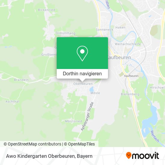 Awo Kindergarten Oberbeuren Karte