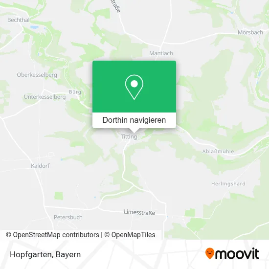 Hopfgarten Karte