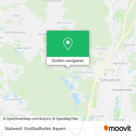 Südwestl. Großbellhofen Karte