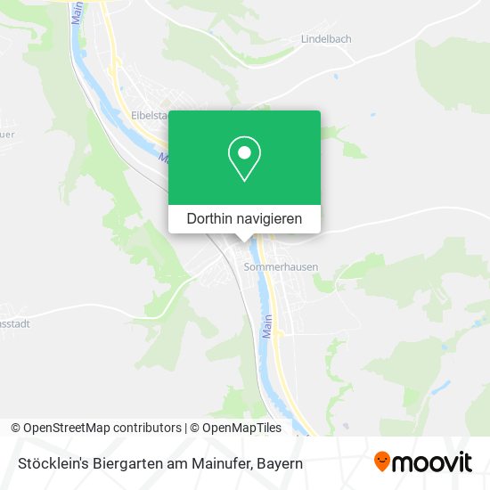 Stöcklein's Biergarten am Mainufer Karte
