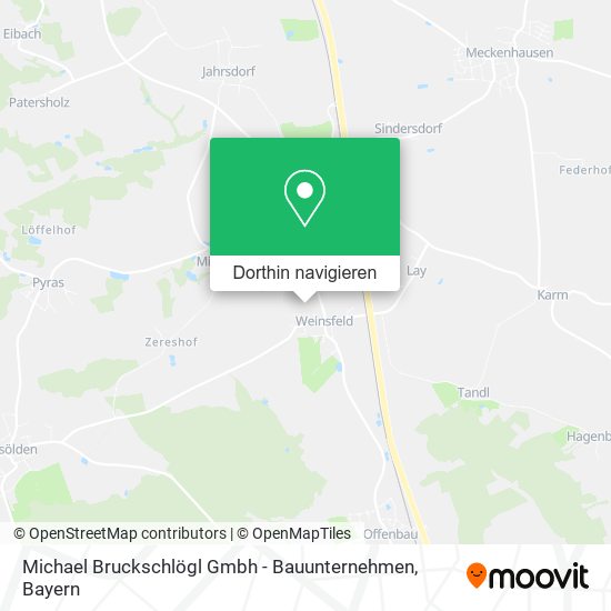Michael Bruckschlögl Gmbh - Bauunternehmen Karte
