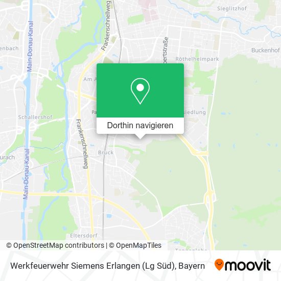 Werkfeuerwehr Siemens Erlangen (Lg Süd) Karte