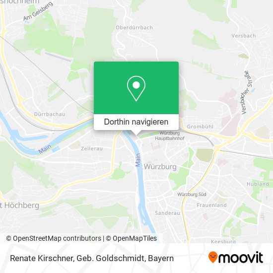 Renate Kirschner, Geb. Goldschmidt Karte