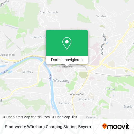 Stadtwerke Würzburg Charging Station Karte